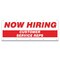 Signmission Now Hiring Customer Service Reps Banner Apply Inside Accepting Application Single Sided B-120-30227 - alternate 1